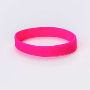 Rubber Wristband - pink color