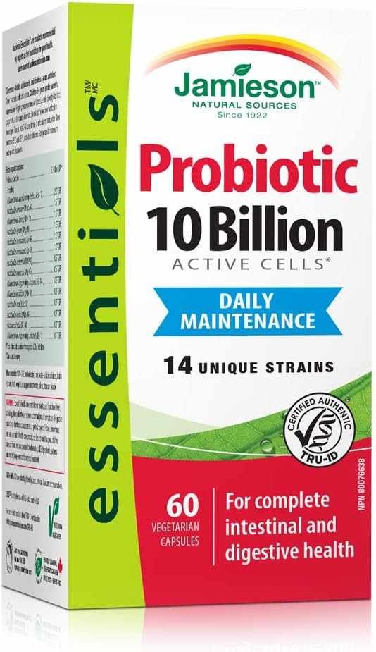 Jamieson Probiotic 10 Billion 60 Capsules