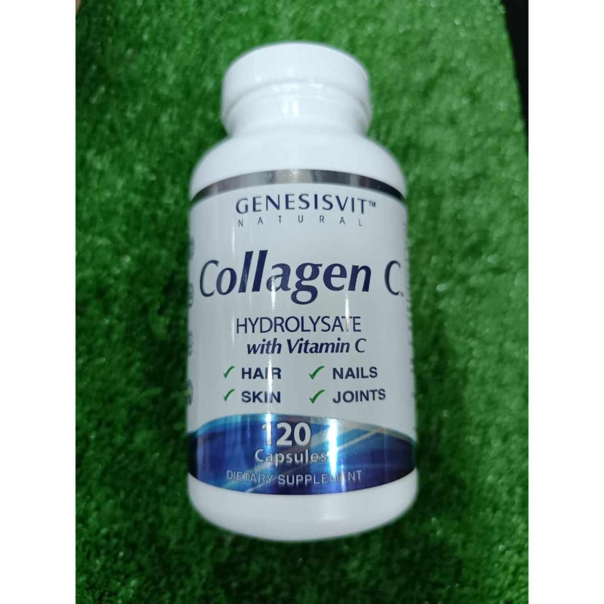 Genesisvit Collagen C Hydrolysate with Vitamin C 120 Capsules