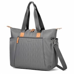 ColorLand Kenzie Pack & Go Baby Travel Diaper Bag Grey CB212