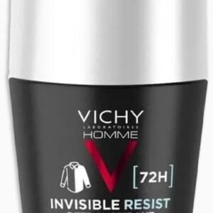 VICHY DEODORANT ROLL ON INVISBLE RESIST 72H BLACK 50 ML
