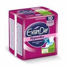 Everyday sensitive with cotton maxi night ultra plus 10 pads
