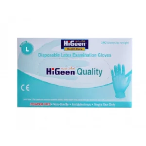 disposable latex examination gloves