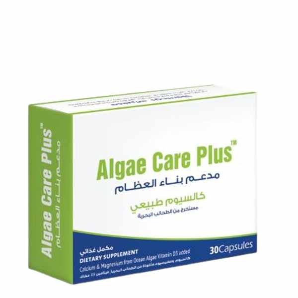 Algae Care Plus Calcium & Magnesium +Vit D3 30 Capsules