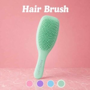 Mermaid Detangling Hair Brush Green Color