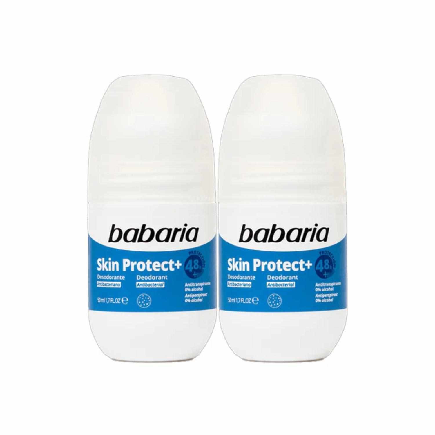 Babaria Deodorant Skin Protect 50 ml 2 Packs