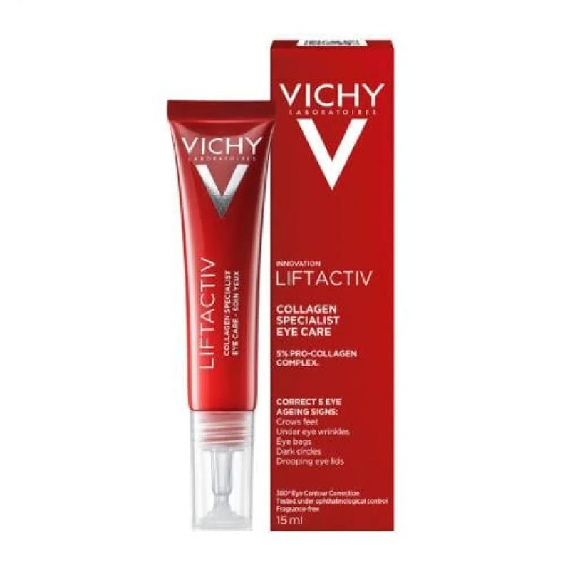 VICHY EYE CARE LIFTACTIV COLLAGEN SPECIALIST EYE CARE 5% PURE COLLAGEN COMPLEX 15 ML