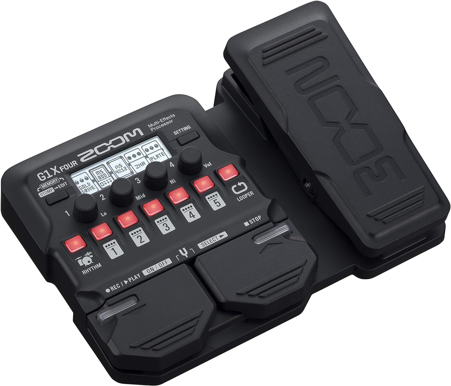 Zoom G1X FOUR Multi-Effects Processor with Expression Pedal