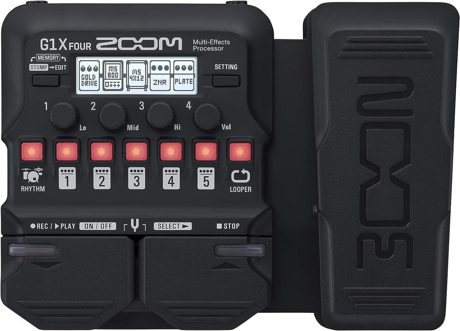 Zoom G1X FOUR Multi-Effects Processor with Expression Pedal - Image 2