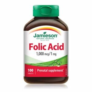 Jamieson Folic Acid 1mg 100 Tablets