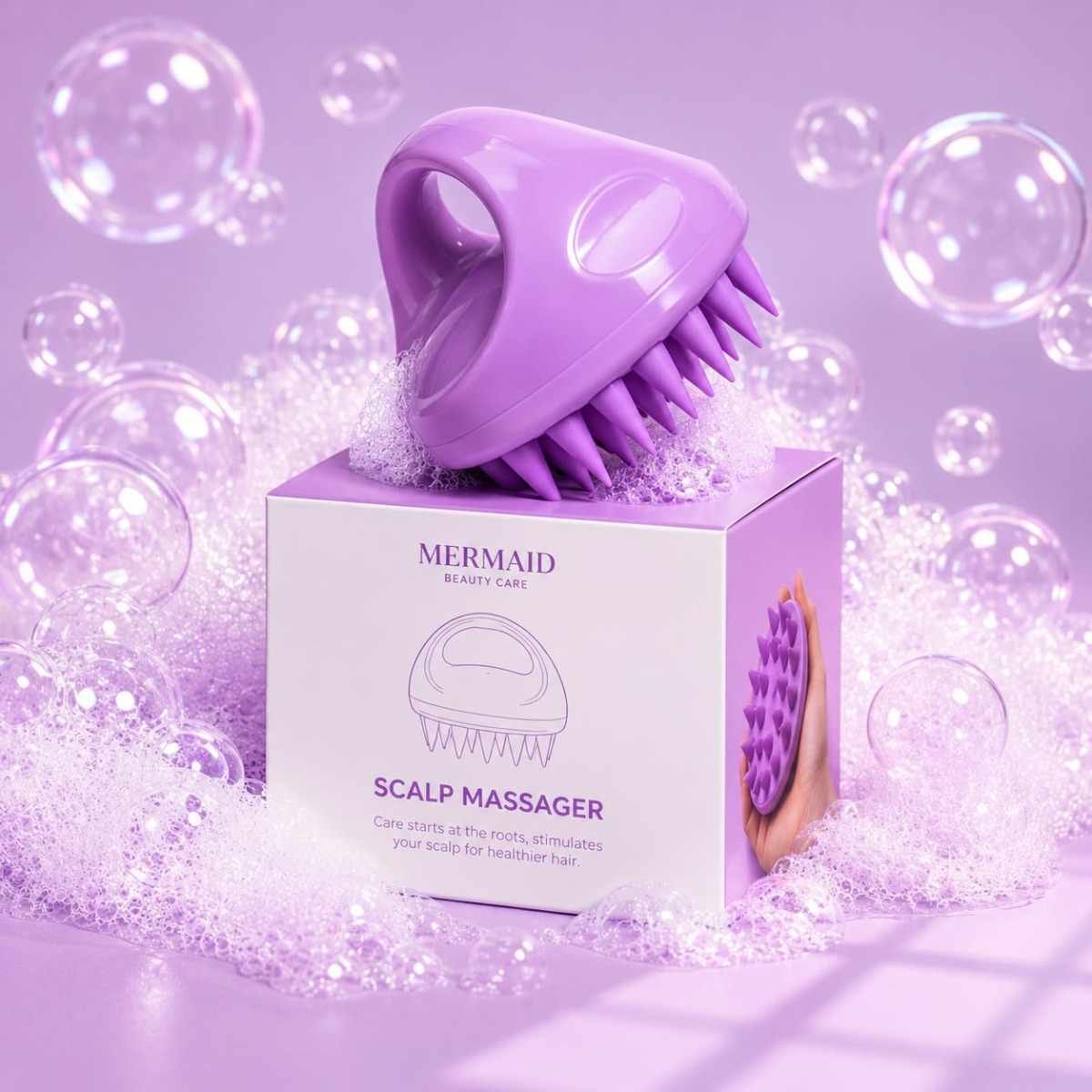 Mermaid Purple scalp massaqger