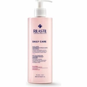 Rilastil Daily Care Milk Oil Face-Eye Cleanser Makeup Remover 400 ml
