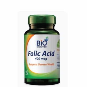 Bio Energy Tech Folic Acid 400 mcg 90 Capsules