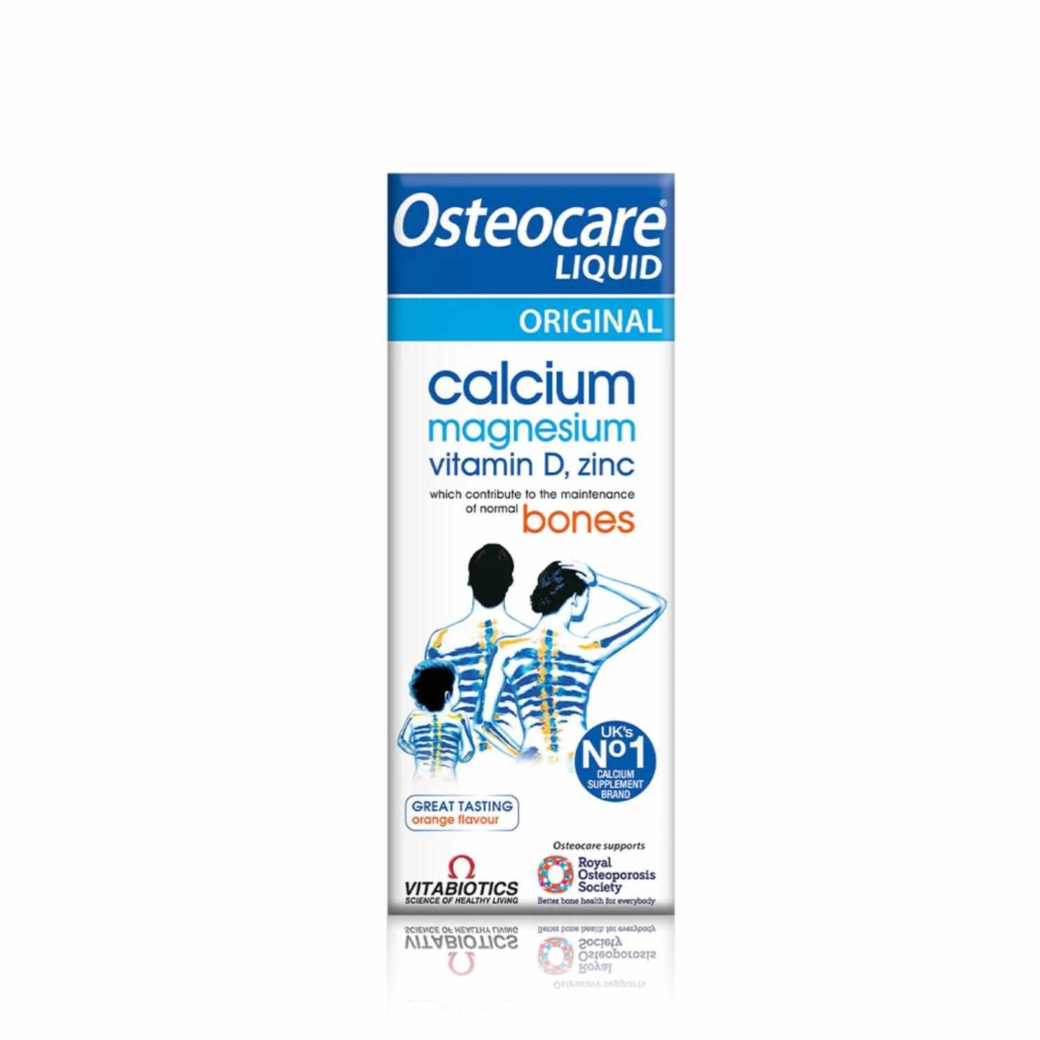 Vitabiotics Osteocare Liquid Calcium Magnesium Vit D zinc 200 ml