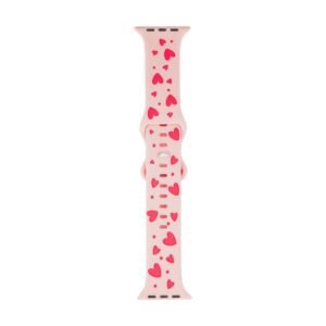 Domo Watch Band - White Hearts