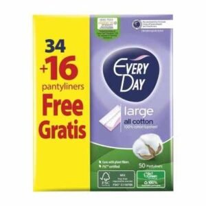 EveryDay Large All Cotton 34 + 16 Pantyliners