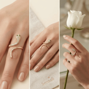Women Ring 13 Gold Plated