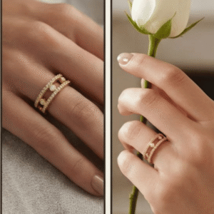 Women Ring 14 Gold Plated