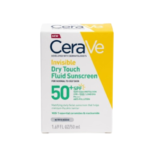 CERAVE SUNSCREEN INVISBLE DRY TOUCH FLUID SUNSCREEN SPF 50+ 50 ML