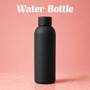 Mermaid Water Bottle 500 ml Black