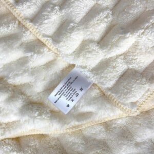 Mermaid Microfiber Hair Towels White - Ultra Soft & Fast Absorbing