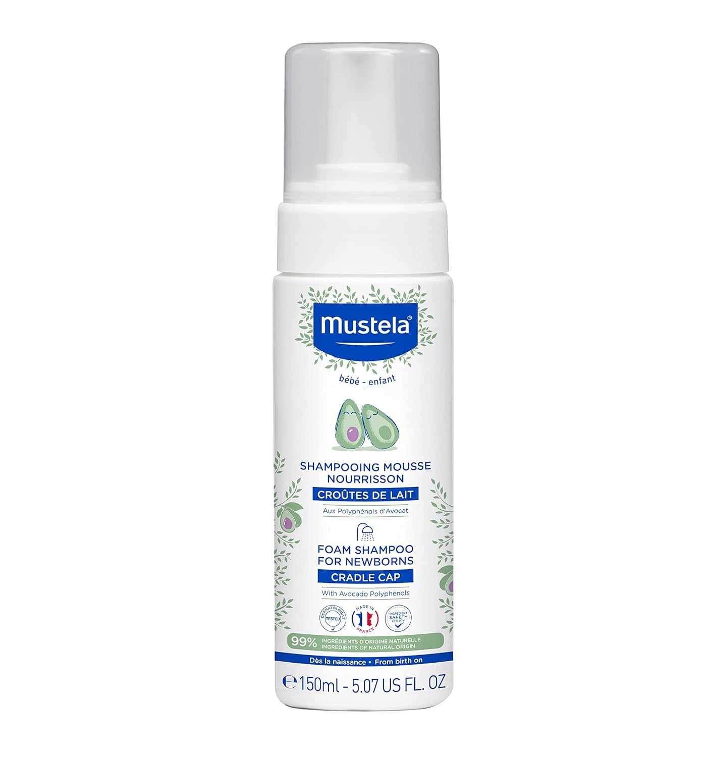 Mustela Foam Shampoo For Newborns 150 ml
