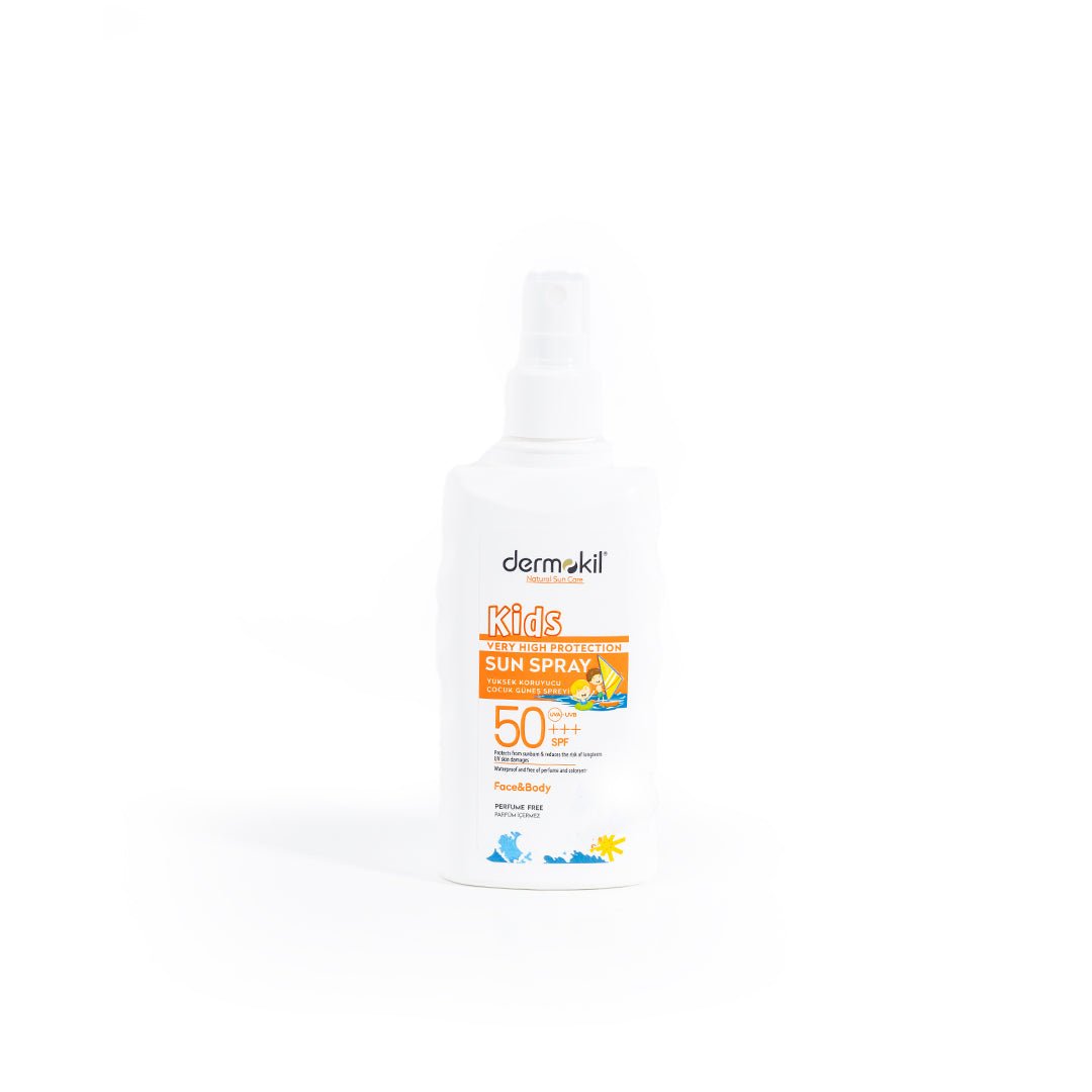 50+++SPF High Protection Childrens Sunscreen Spray 200ml By DERMOKIL