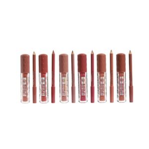 Matte Lip Gloss & Lip Liner Set By Koko Lake