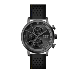 Cat Sail Black Dial/ Black Silicone Strap Watch