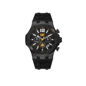Cat Navigo Chrono Watch Black Dial/ Black Silicone Strap