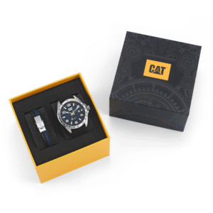 Cat Set Watch And Bracelet Blue