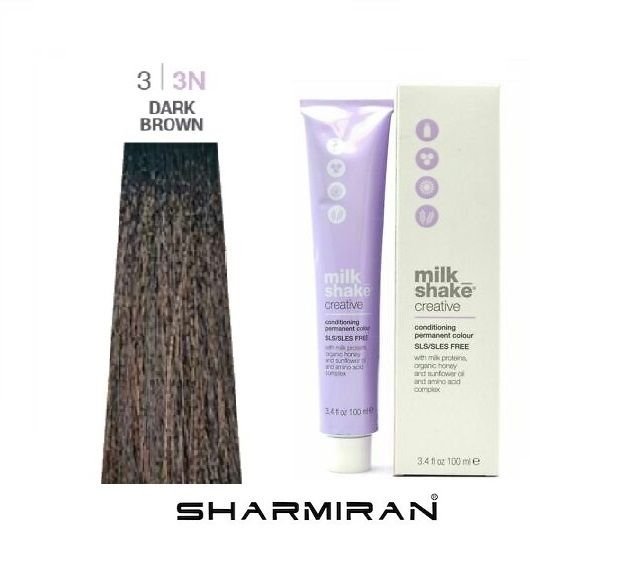 MILK SHAKE CREATIVE HAIR DYE NO.3 3N DARK BROWN 100 ML