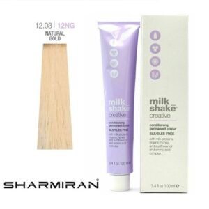 MILK SHAKE CREATIVE HAIR DYE NO12.03 12NG VERY VERY LIGHT BLOND NATURAL GOLD 100 ML
