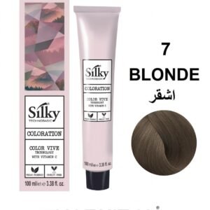 SILKY PERMANENT NO.7 HAIR DYE BLONDE TUBE 100 ML