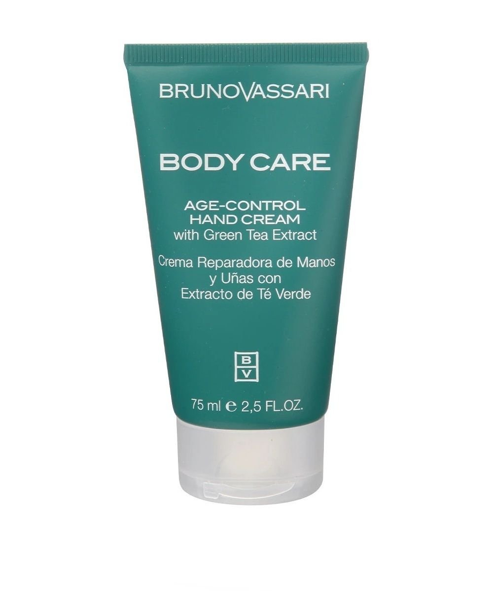 BRUNOVASSARI CREAM BODY CARE AGE CONTROL HAND CREAM WITH GREEN TEA EXTRACT TUBE 75 ML