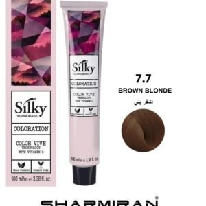 SILKY PERMANENT NO7.7 HAIR DYE BROWN BLONDE TUBE 100 ML