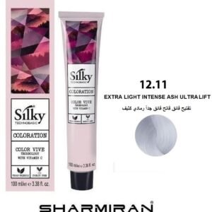 SILKY PERMANENT NO 12.11 HAIR DYE EXTRA LIGHT INTENSE ASH ULTRA LIFT TUBE 100 ML