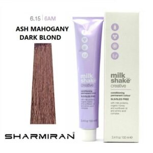 MILK SHAKE CREATIVE HAIR DYE NO6.15 6AM ASH MAHOGANY DARK BLOND 100 ML