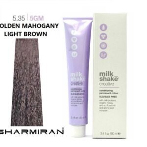 MILK SHAKE CREATIVE HAIR DYE NO5.35 5GM GOLDEN MAHOGANY LIGHT BROWN 100 ML