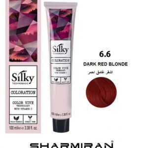 SILKY PERMANENT NO6.6 HAIR DYE DARK RED BLONDE TUBE 100 ML