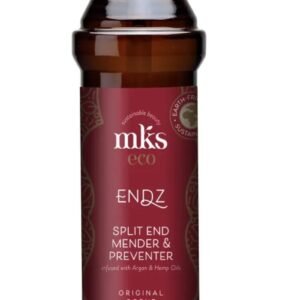 MKS ECO LEAVE IN ENDS SPLINT END MENDER AND PREVENTER INFUSED WITH ARGAN AND HEMP OIL WITH ORIGINAL SCENT CREAM PUMP 296 ML