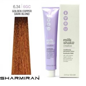 MILK SHAKE CREATIVE HAIR DYE NO6.34 6GC GOLDEN COPPER DARK BLOND 100 ML