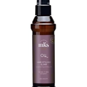 MKS ECO OIL HAIR STYLING ELIXIR COIFFURE  WITH MOROCCAN ARGAN OIL MOISTUREIZING AND NOURISHING WITH HIGH TIDE FRAGRANCE 60 ML