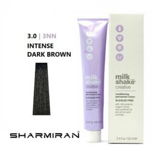 MILK SHAKE CREATIVE HAIR DYE NO3.0 3NN INTENSE DARK BROWN 100 ML