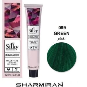 SILKY PERMANENT NO 099 HAIR DYE GREEN TUBE 100 ML