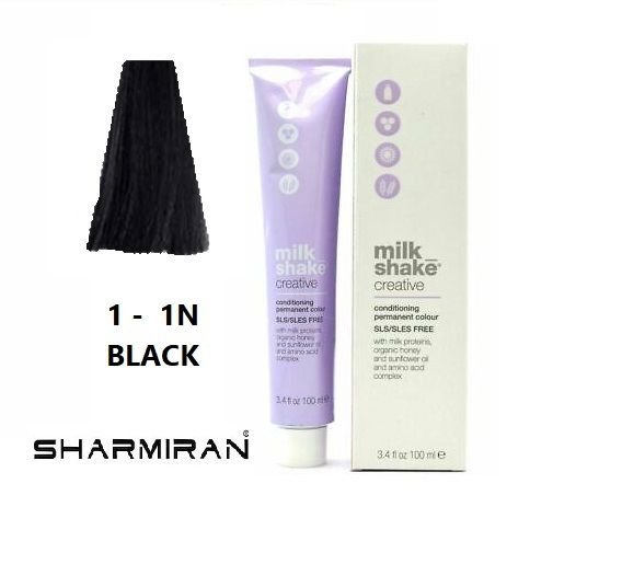 MILK SHAKE CREATIVE HAIR DYE NO.1 1N BLACK 100 ML