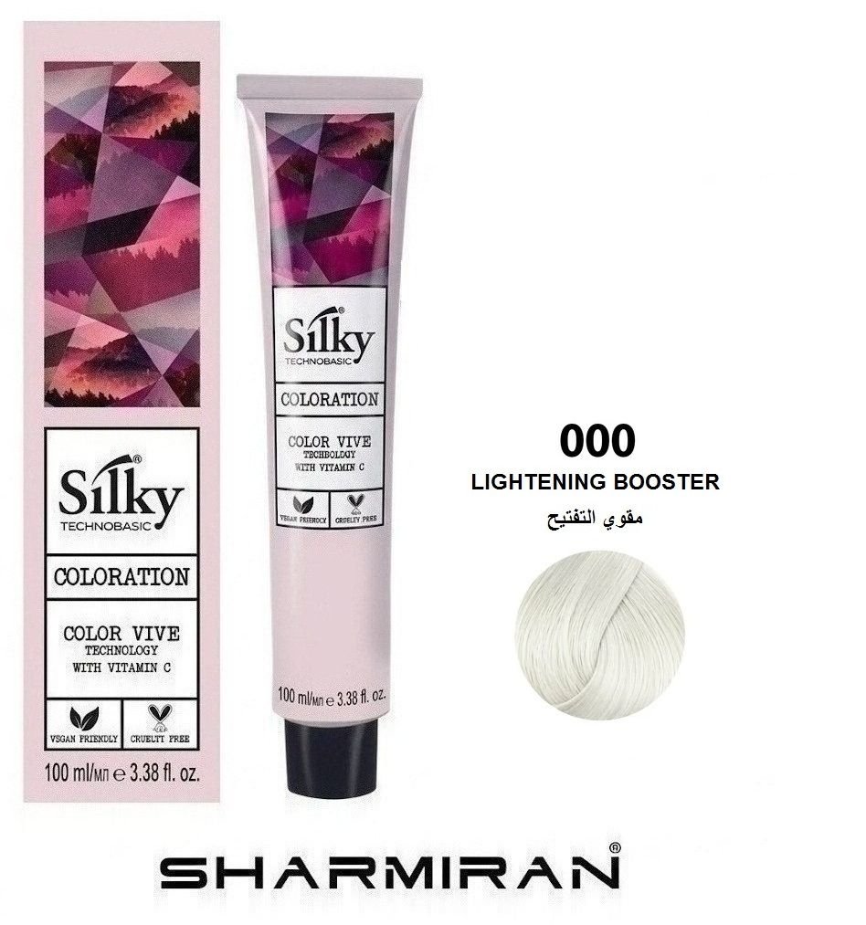 SILKY PERMANENT NO 000 HAIR DYE LIGHTENING BOOSTER TUBE 100 ML