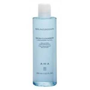 BRUNOVASSARI CLEANSING LIMPIADOR FACIAL SKIN CLEANSER PRETREATMENT SOLUTION AHA 250 ML