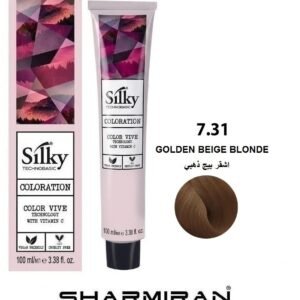 SILKY PERMANENT NO7.31 HAIR DYE GOLDEN BEIGE BLONDE TUBE 100 ML