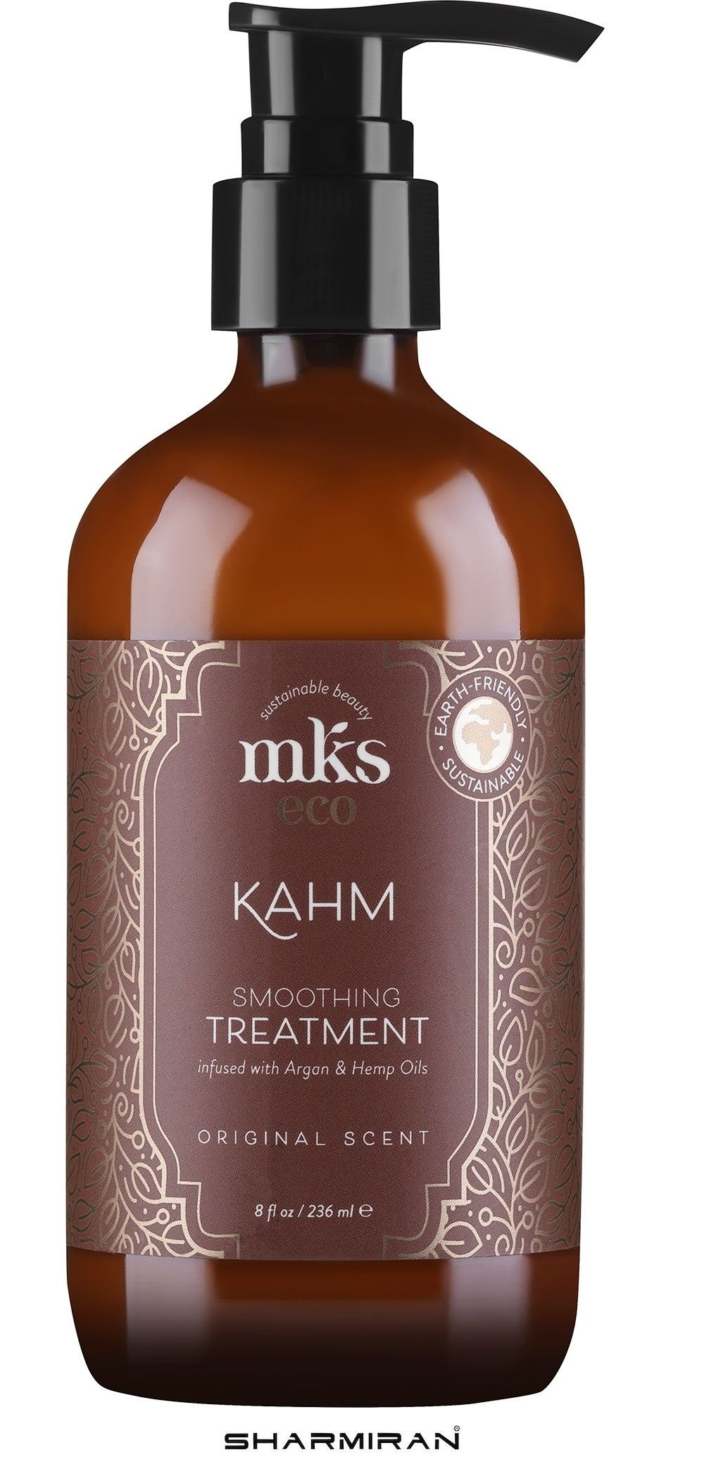 MKS ECO TREATMENT SMOOTHING KAHM IFUSED WITH ARGAN AND HEMP OILS ORIGINAL SCENT PUMP 237 ML